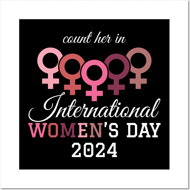 International Womens Day 2024 - Women Icon Wall Art by GosokanKelambu